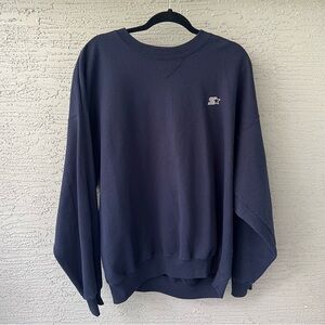 Starter Vintage Navy Crew Neck Sweatshirt